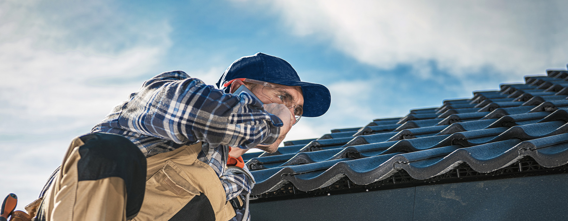 the-roof-of-a-residential-house-