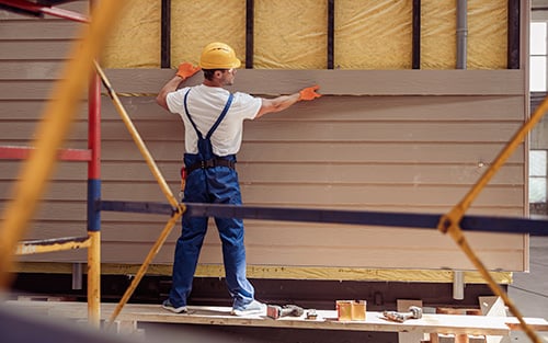 House Siding installation