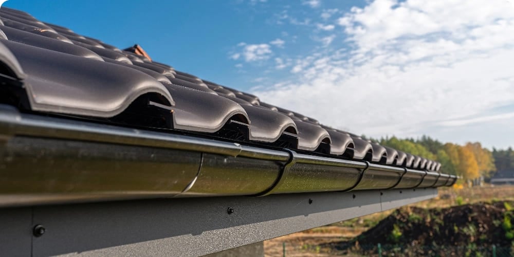 a-metal-black-gutter-on-a-roof-covered-with-ceram-2022-11-10-18-01-31-utc2x